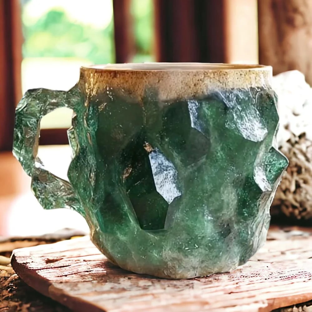 CrystalBrew - Tasse à Café en Cristal de Luxe pour la Maison
