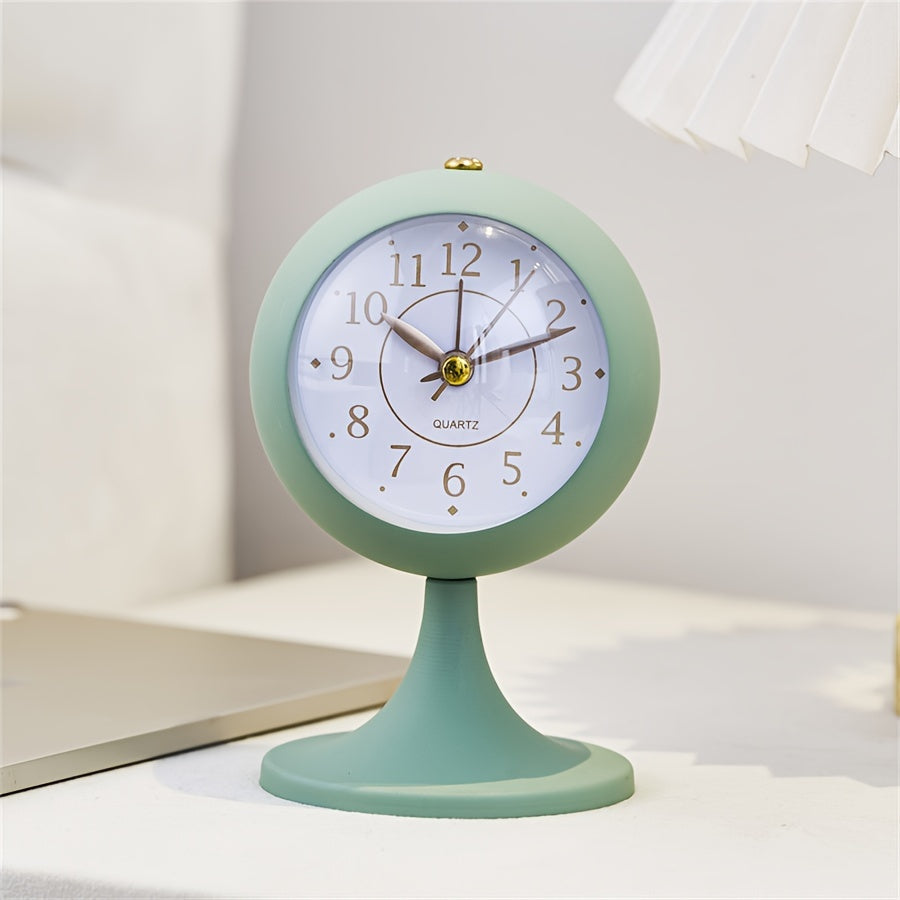 CartoonGlow Horloge - Luxe Réveil LED avec Accents Dorés