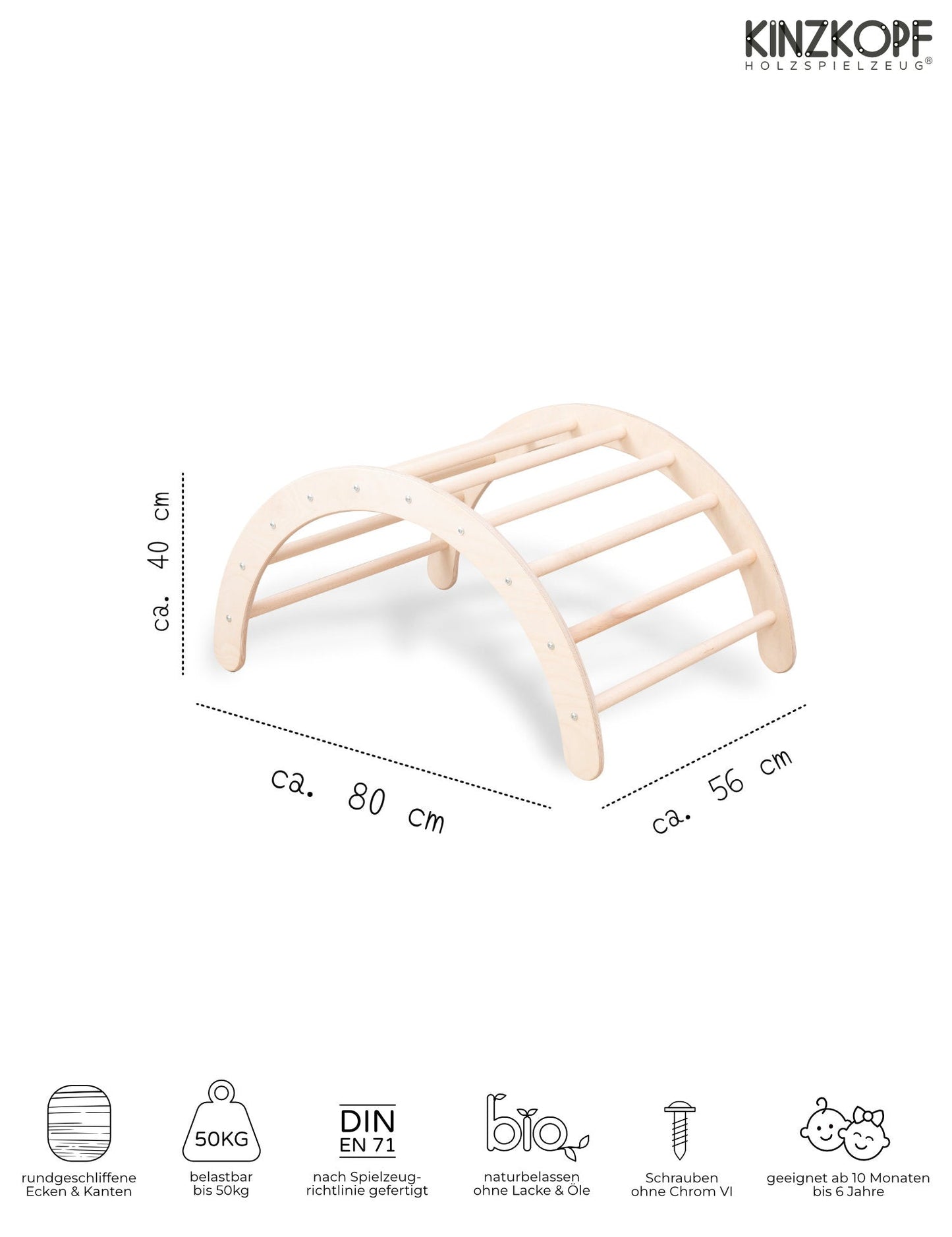 ClimbArc – Arc d'escalade durable fait main pour enfants