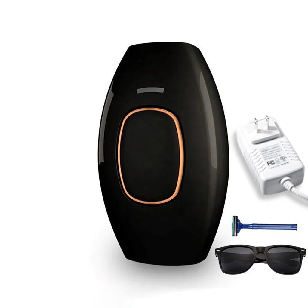 Appareil d'épilation laser IPL sans douleur - Traitement complet du corps permanent et sûr
