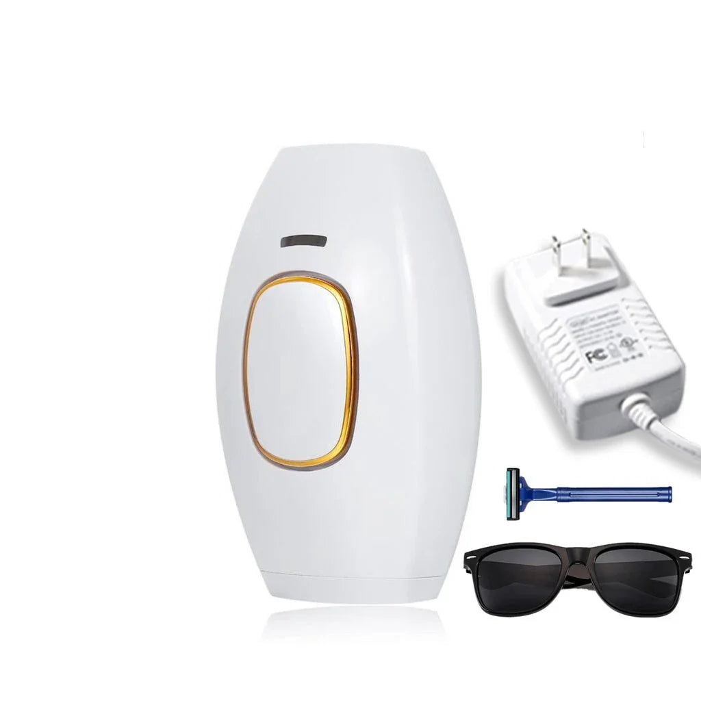 Appareil d'épilation laser IPL sans douleur - Traitement complet du corps permanent et sûr