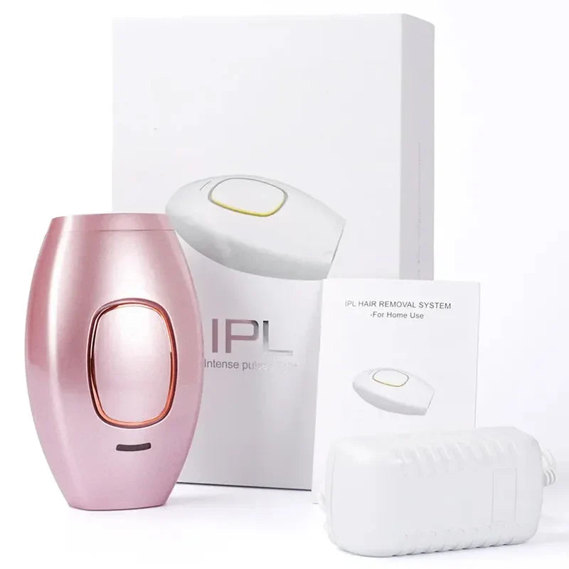 Appareil d'épilation laser IPL sans douleur - Traitement complet du corps permanent et sûr