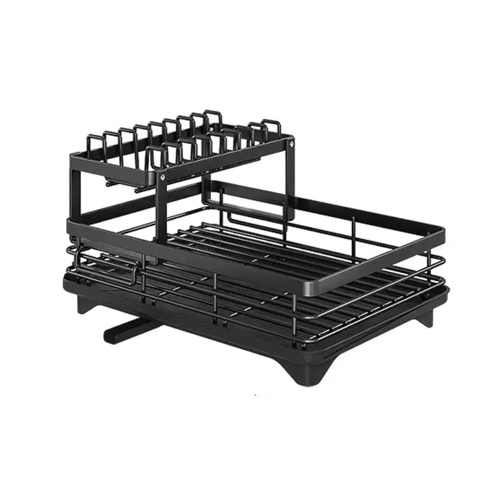Egouttoir – étagères de cuisine ajustables – plateau de drainage – cuisine