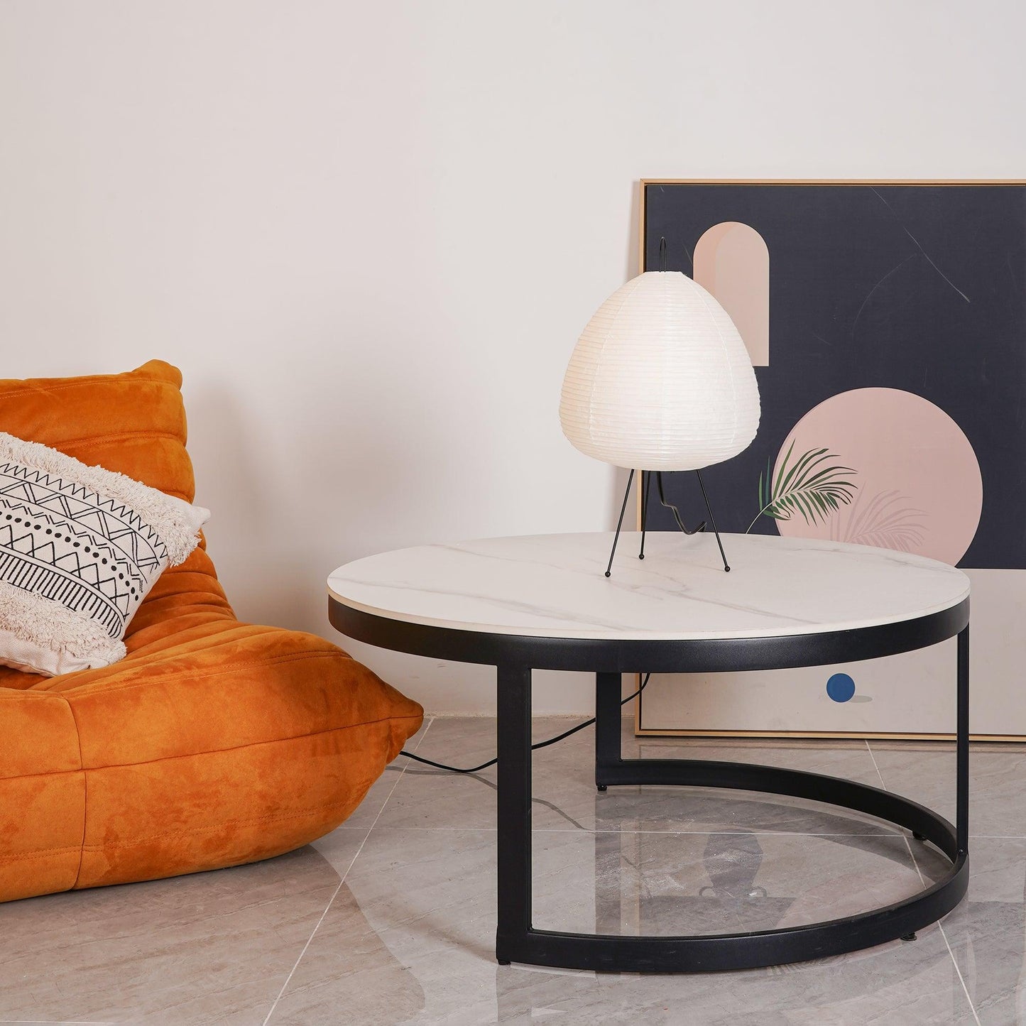 Floroux Washi Table Lamp | Handcrafted Lighting | Japanese Design | Natural Elegance