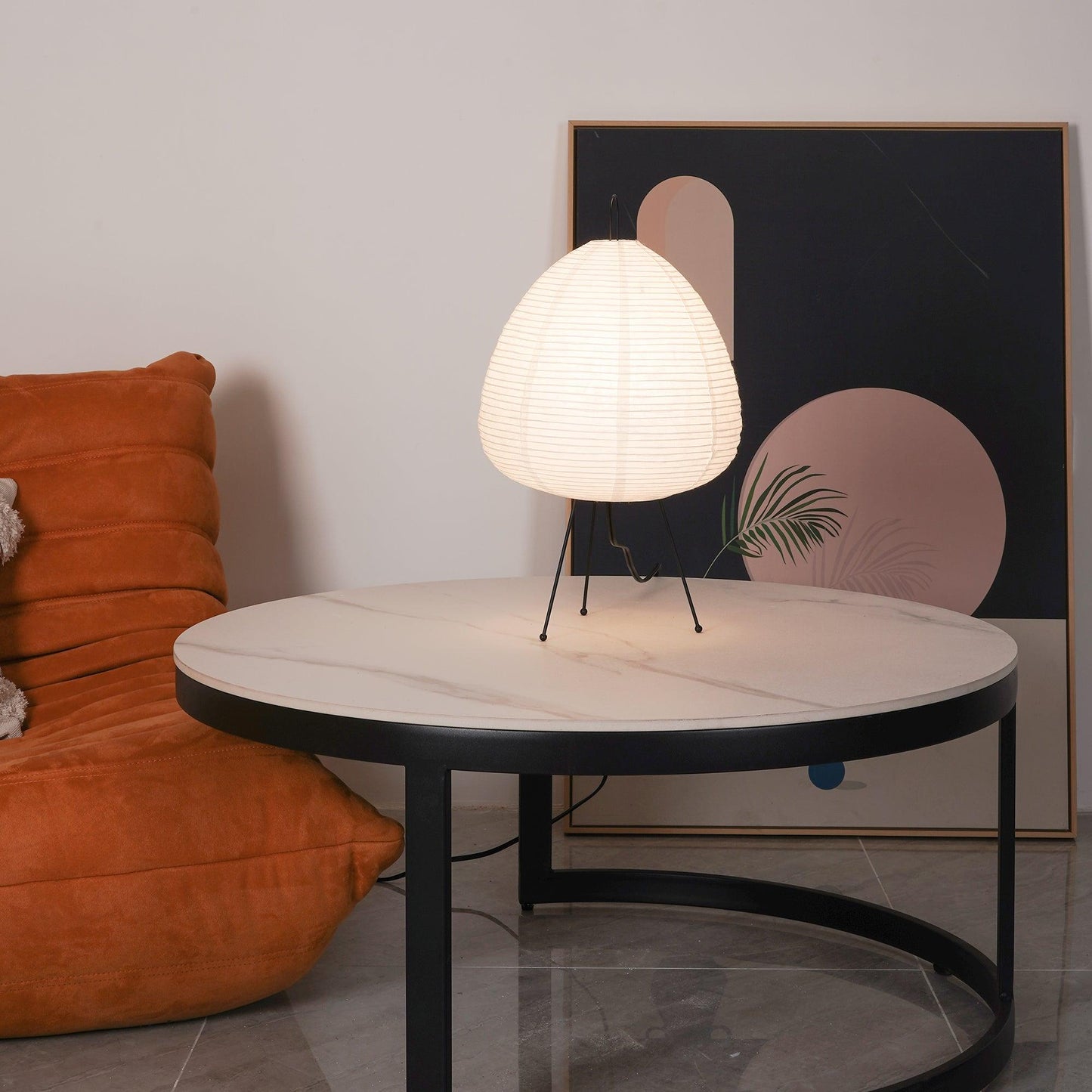 Floroux Washi Table Lamp | Handcrafted Lighting | Japanese Design | Natural Elegance