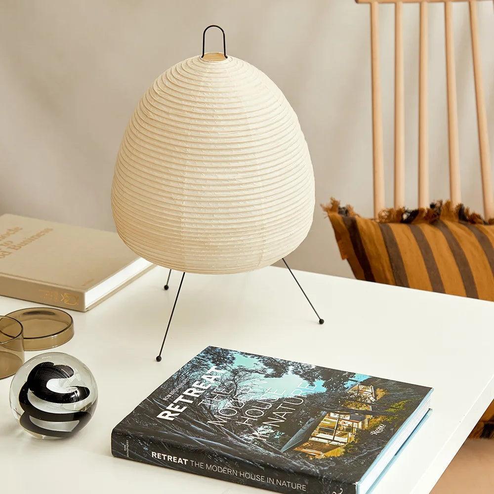 Floroux Washi Table Lamp | Handcrafted Lighting | Japanese Design | Natural Elegance