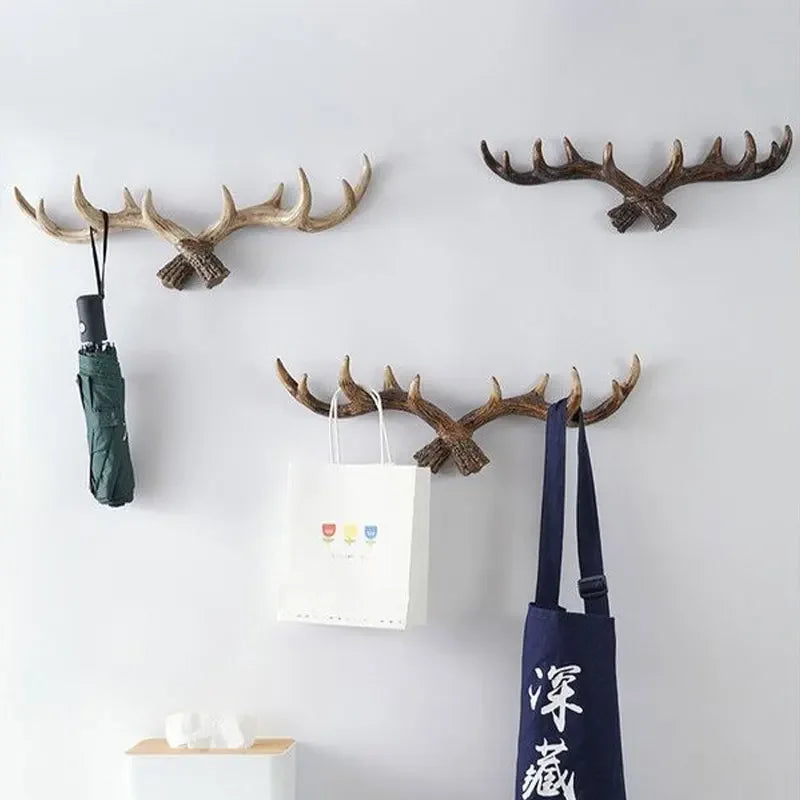 Antler garde-robe - Rural - Garde-robe atmosphérique - Bois de cerf - Couloir
