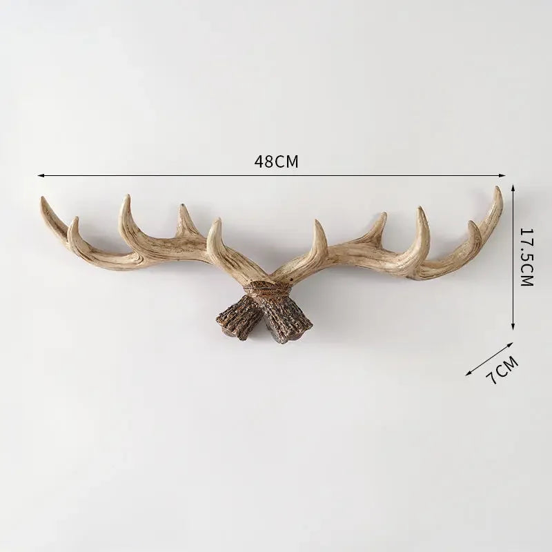 Antler garde-robe - Rural - Garde-robe atmosphérique - Bois de cerf - Couloir