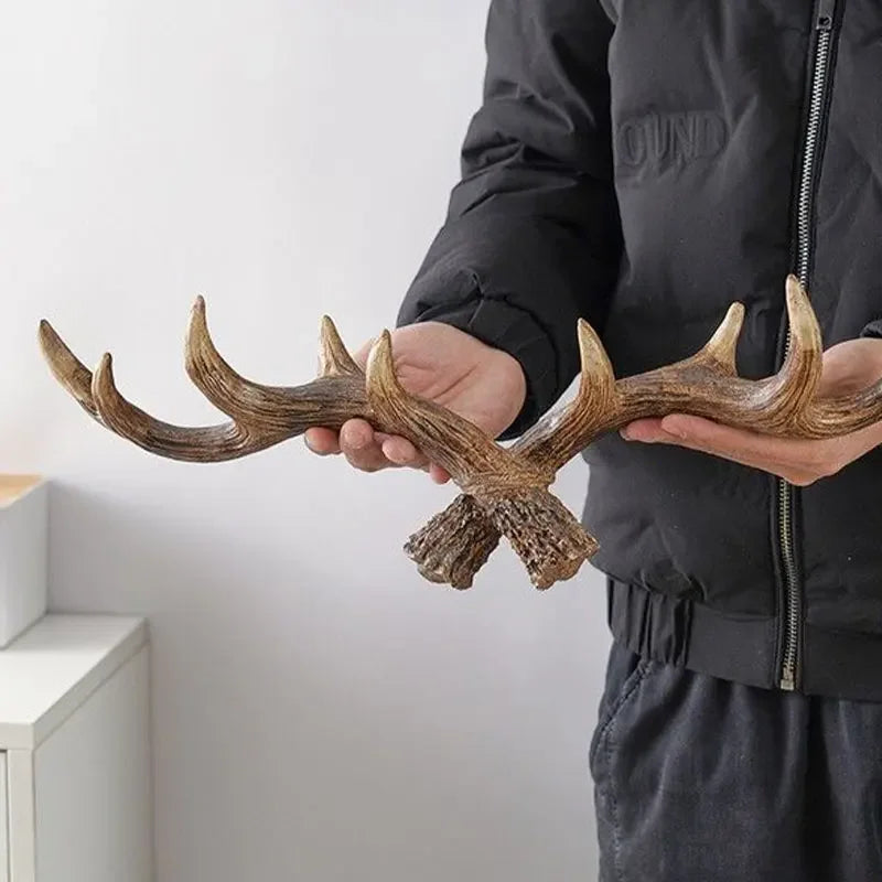 Antler garde-robe - Rural - Garde-robe atmosphérique - Bois de cerf - Couloir
