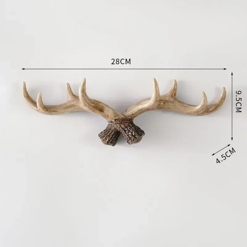 Antler garde-robe - Rural - Garde-robe atmosphérique - Bois de cerf - Couloir