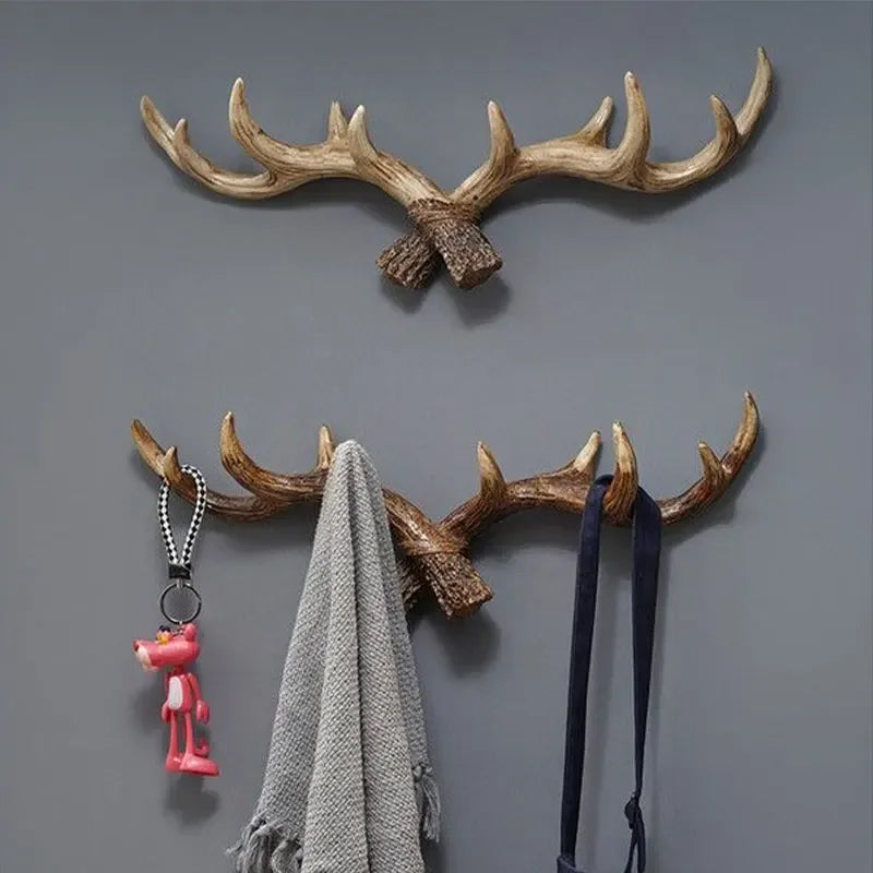 Antler garde-robe - Rural - Garde-robe atmosphérique - Bois de cerf - Couloir