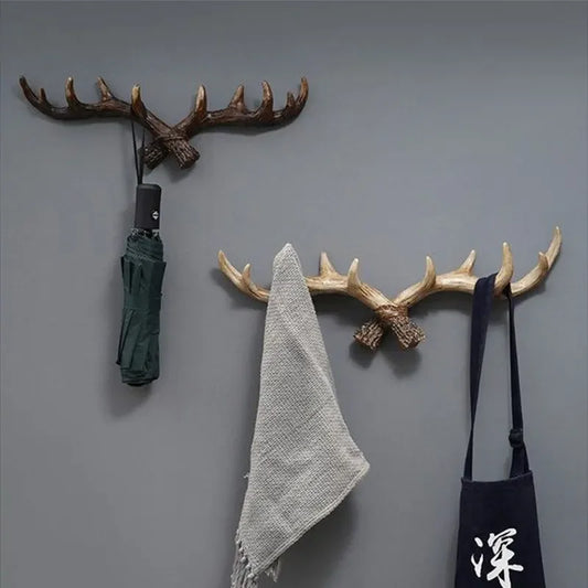 Antler garde-robe - Rural - Garde-robe atmosphérique - Bois de cerf - Couloir
