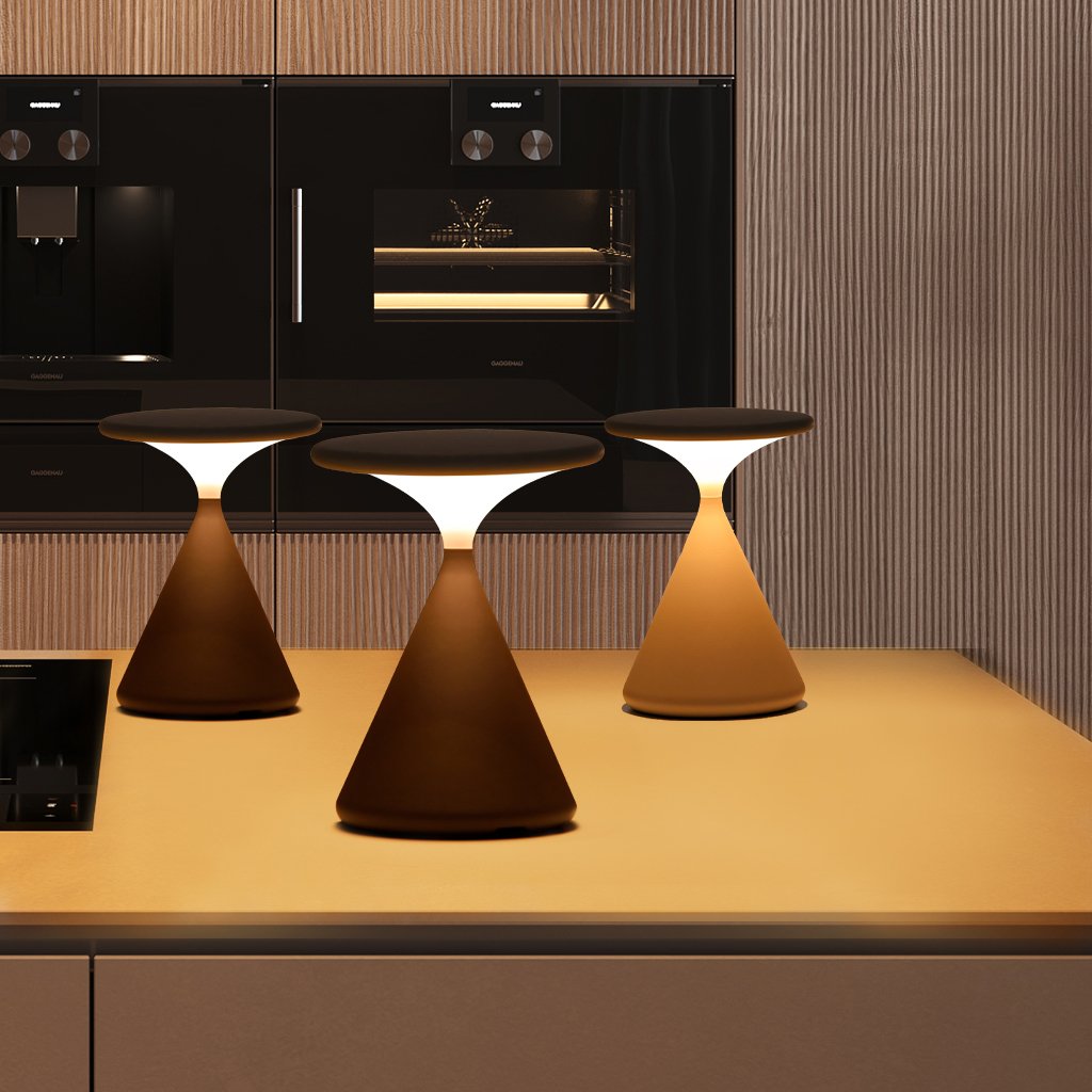 ÉclairLuxe - Lampe Sans Fil Sablier pour Ambiance Parfaite