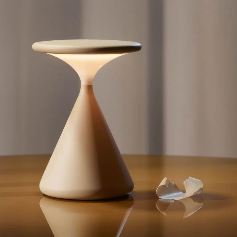 ÉclairLuxe - Lampe Sans Fil Sablier pour Ambiance Parfaite