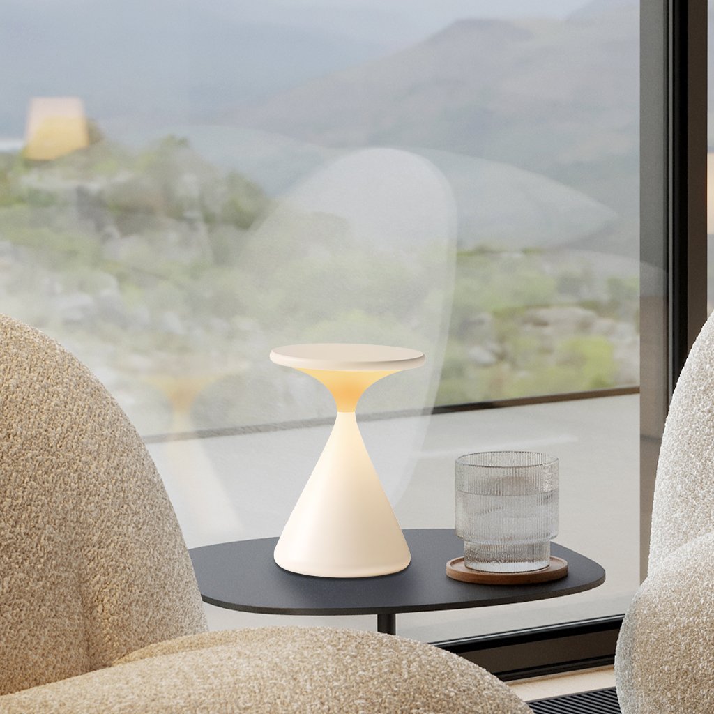 Lampes de table sans fil Floroux en forme de sablier