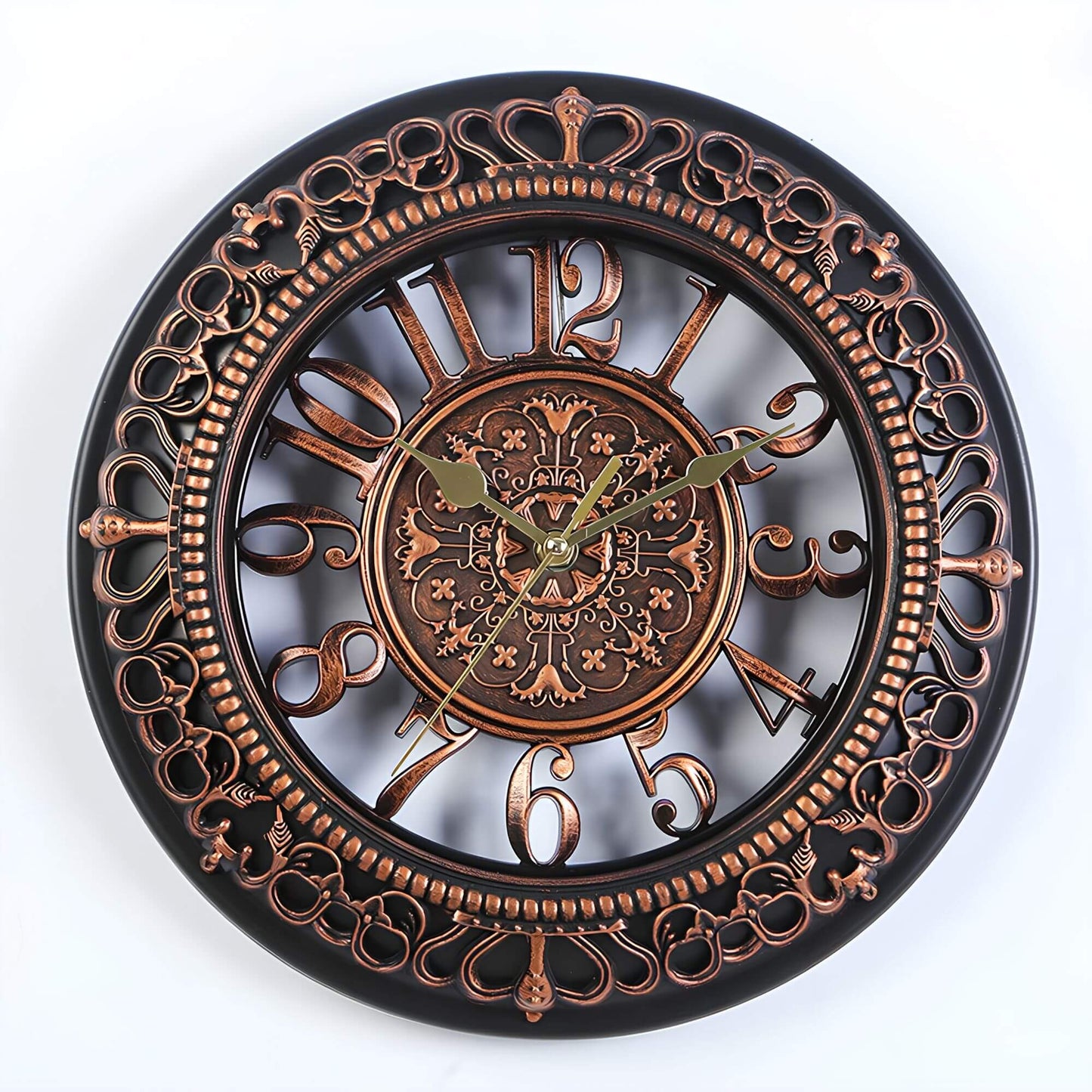 Horloge Murale Floroux Élégance - Design Classique avec Détails Charmants