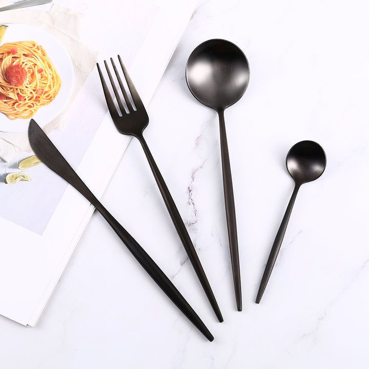 Couverts en acier inoxydable de luxe : Dîner élégant pour chaque occasion