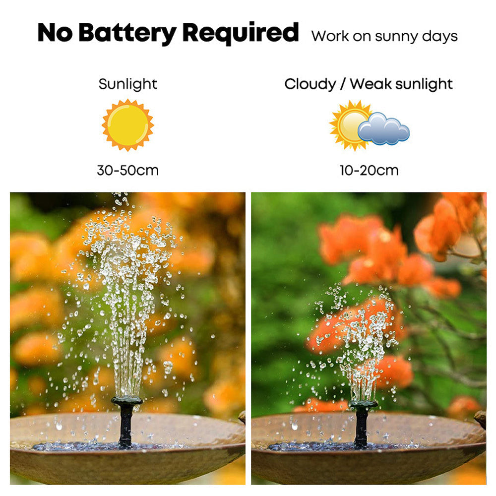 Flowbee – Fontaine solaire élégante pour les oiseaux de jardin