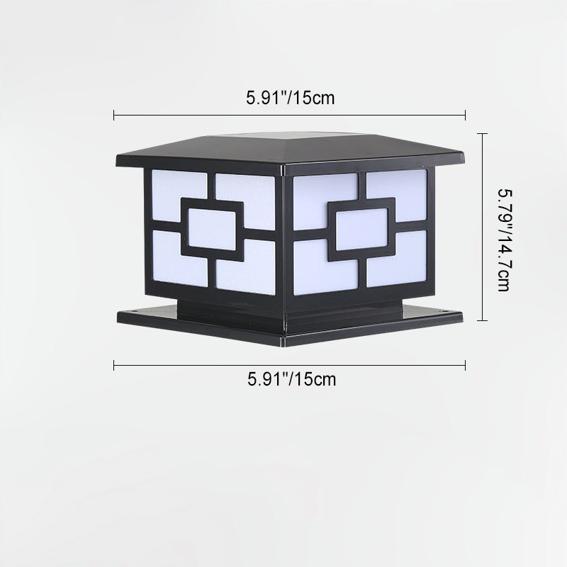 Floroux LED lampe de jardin | Étanche & alimenté par solaire | Design cube moderne | Pour espaces extérieurs & terrasses