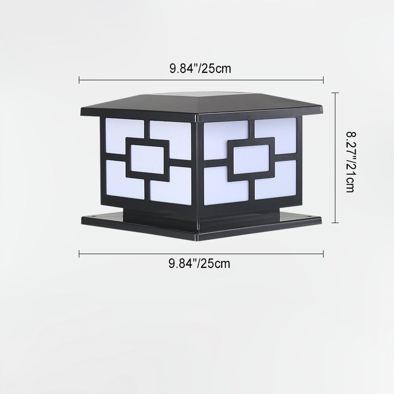 Floroux LED lampe de jardin | Étanche & alimenté par solaire | Design cube moderne | Pour espaces extérieurs & terrasses