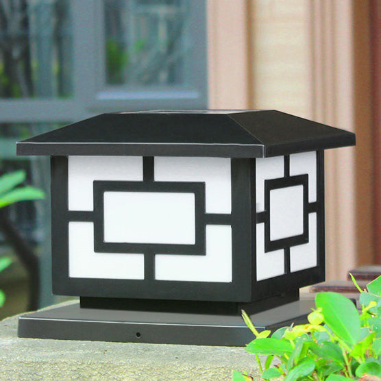 Floroux LED lampe de jardin | Étanche & alimenté par solaire | Design cube moderne | Pour espaces extérieurs & terrasses