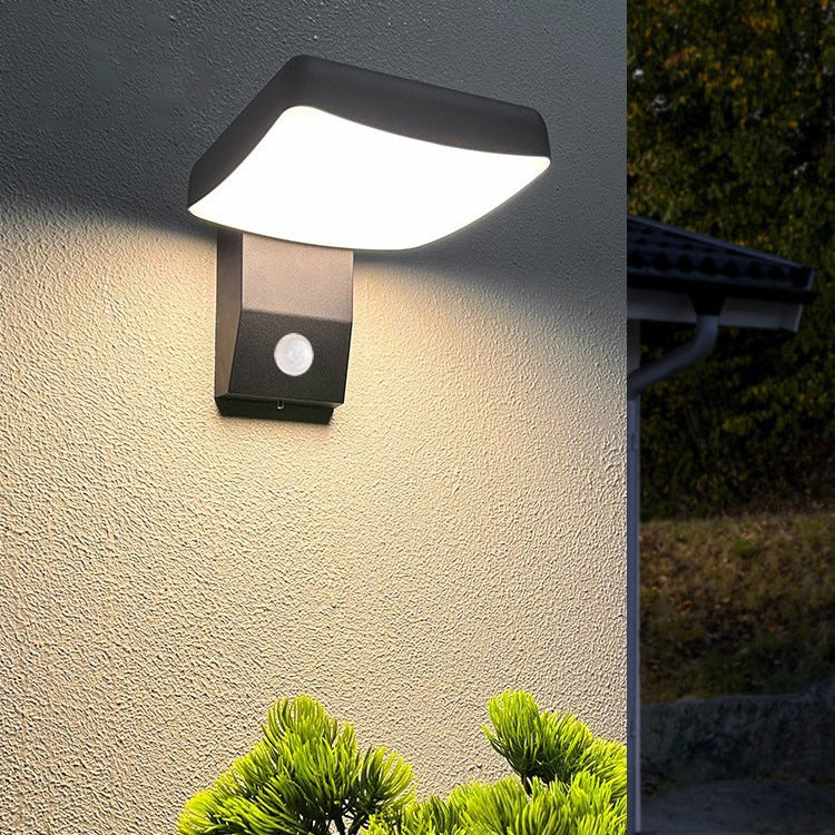 Floroux Applique Murale LED | Étanche | Design Minimaliste | Capteur de Mouvement | Pour Utilisation Extérieure