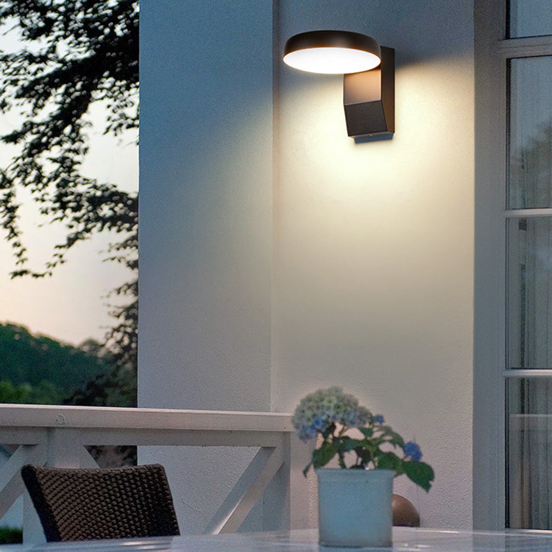 Floroux Applique Murale LED | Étanche | Design Minimaliste | Capteur de Mouvement | Pour Utilisation Extérieure