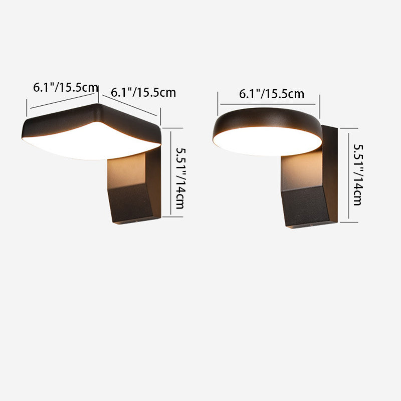 Floroux Applique Murale LED | Étanche | Design Minimaliste | Capteur de Mouvement | Pour Utilisation Extérieure