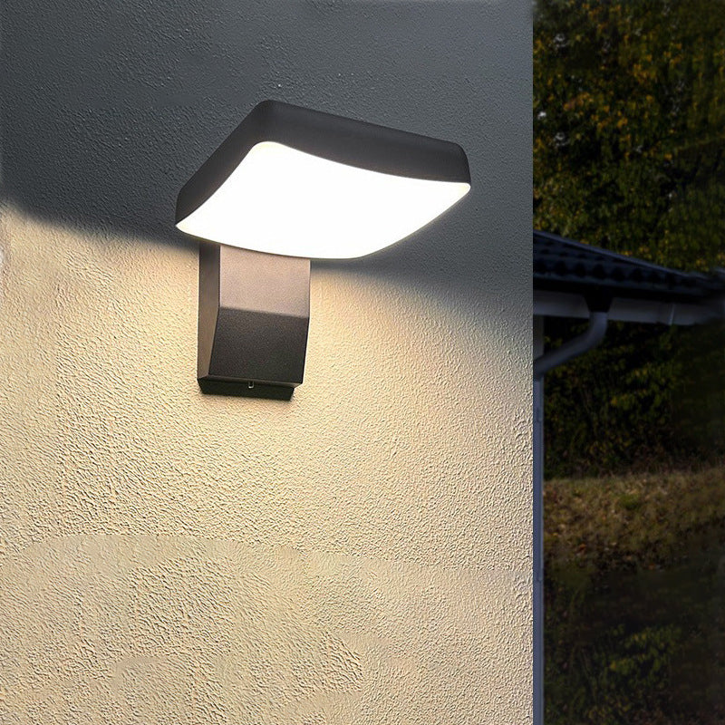 Floroux Applique Murale LED | Étanche | Design Minimaliste | Capteur de Mouvement | Pour Utilisation Extérieure