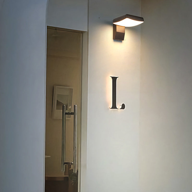 Floroux Applique Murale LED | Étanche | Design Minimaliste | Capteur de Mouvement | Pour Utilisation Extérieure