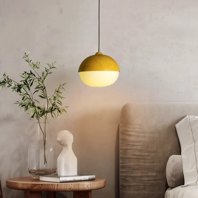 Floroux Suspension Globe Beige | Modern Design | Energy Efficient | Living Space and Dining Room | Elegant Lighting