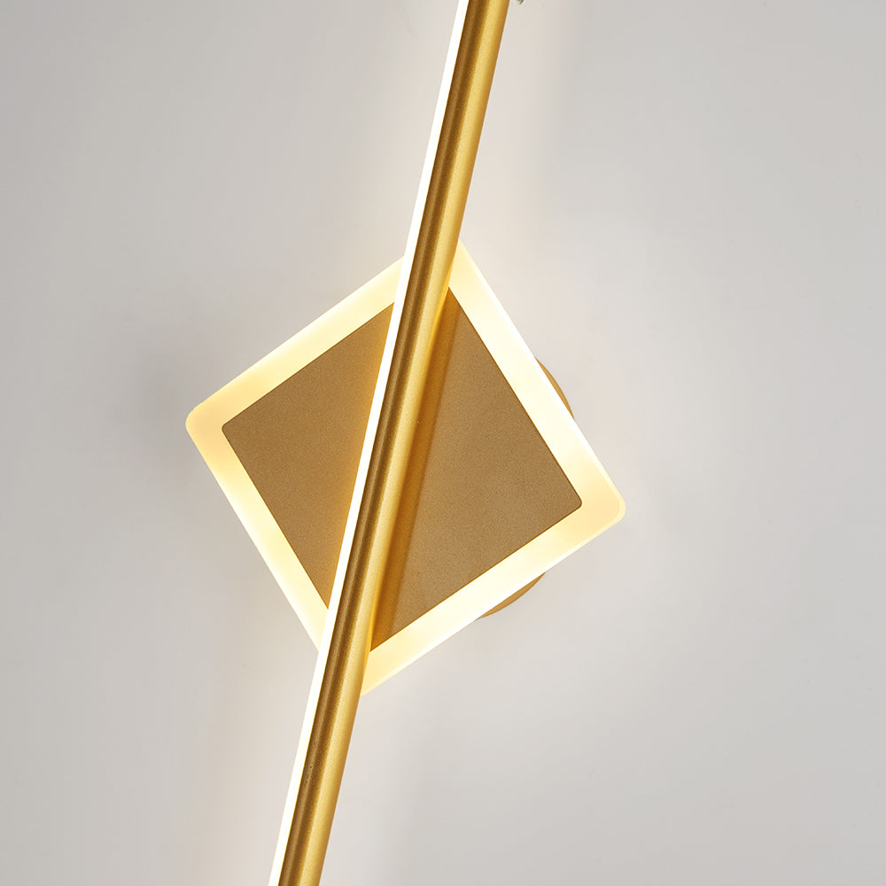 Floroux Lumière murale LED moderne ronde/carrée