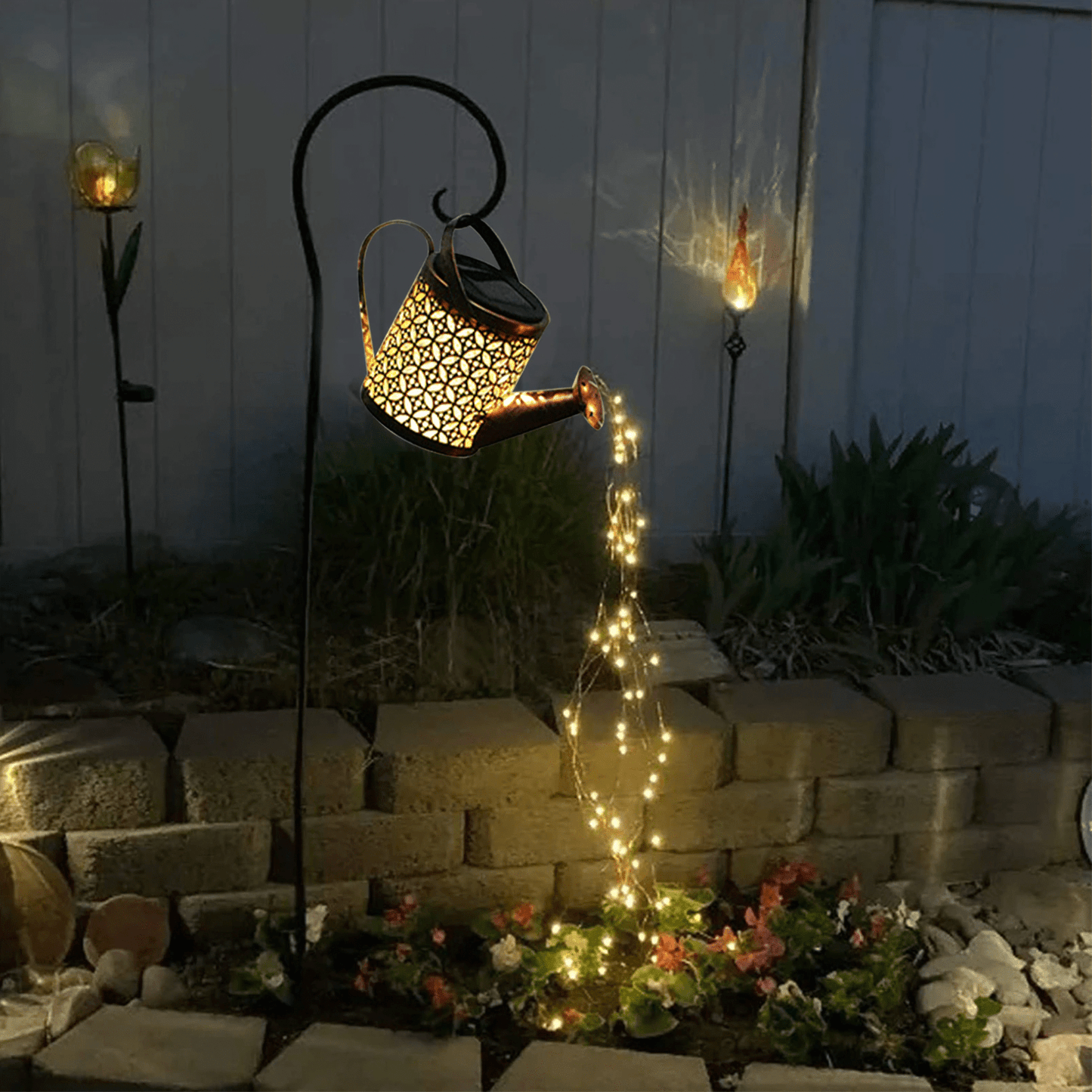 Floroux ÉCLAIRÉE LED ARROSOIR