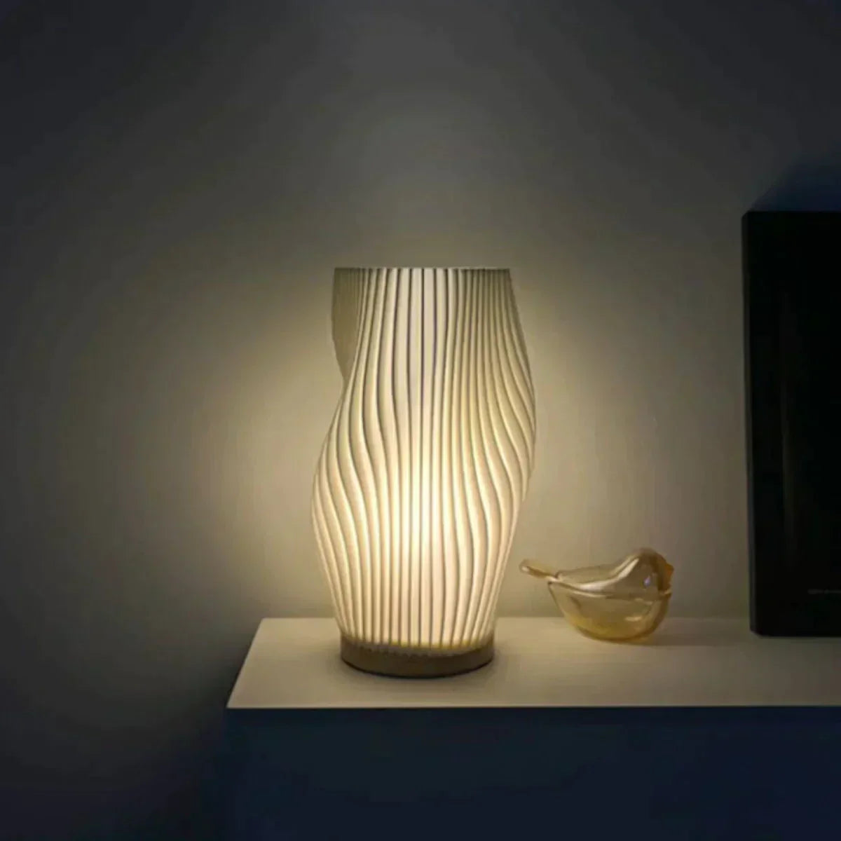 Floroux - Lampe à vagues LED calme pour une atmosphère conviviale