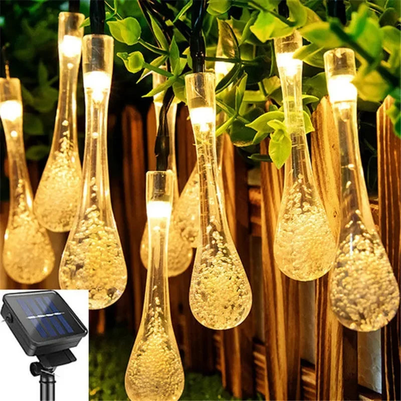 SolarGlow – Éclairage à câble floral