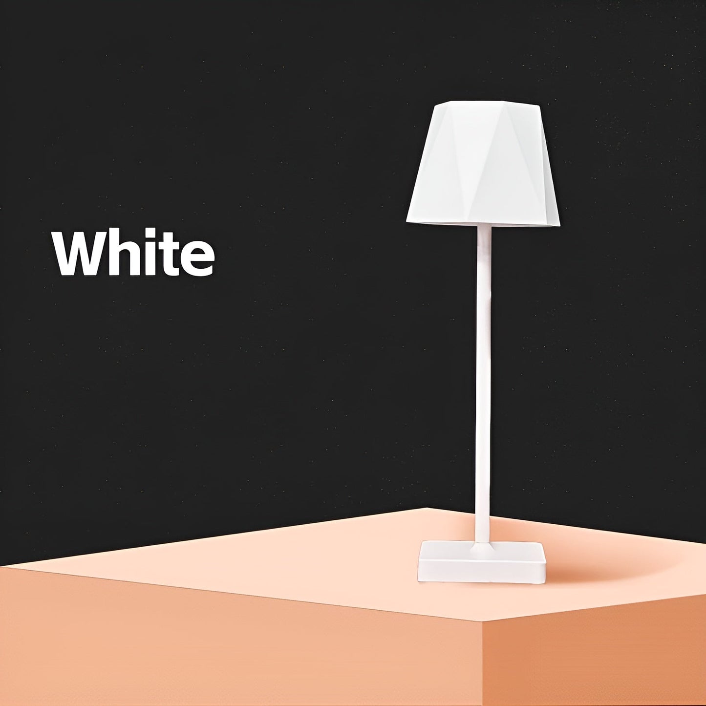 Lampe de table rétro élégante à LED - Sans fil et rechargeable