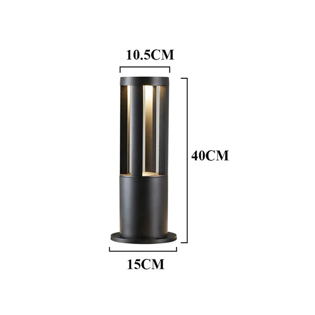 Floroux – Lampe de jardin LED élégante