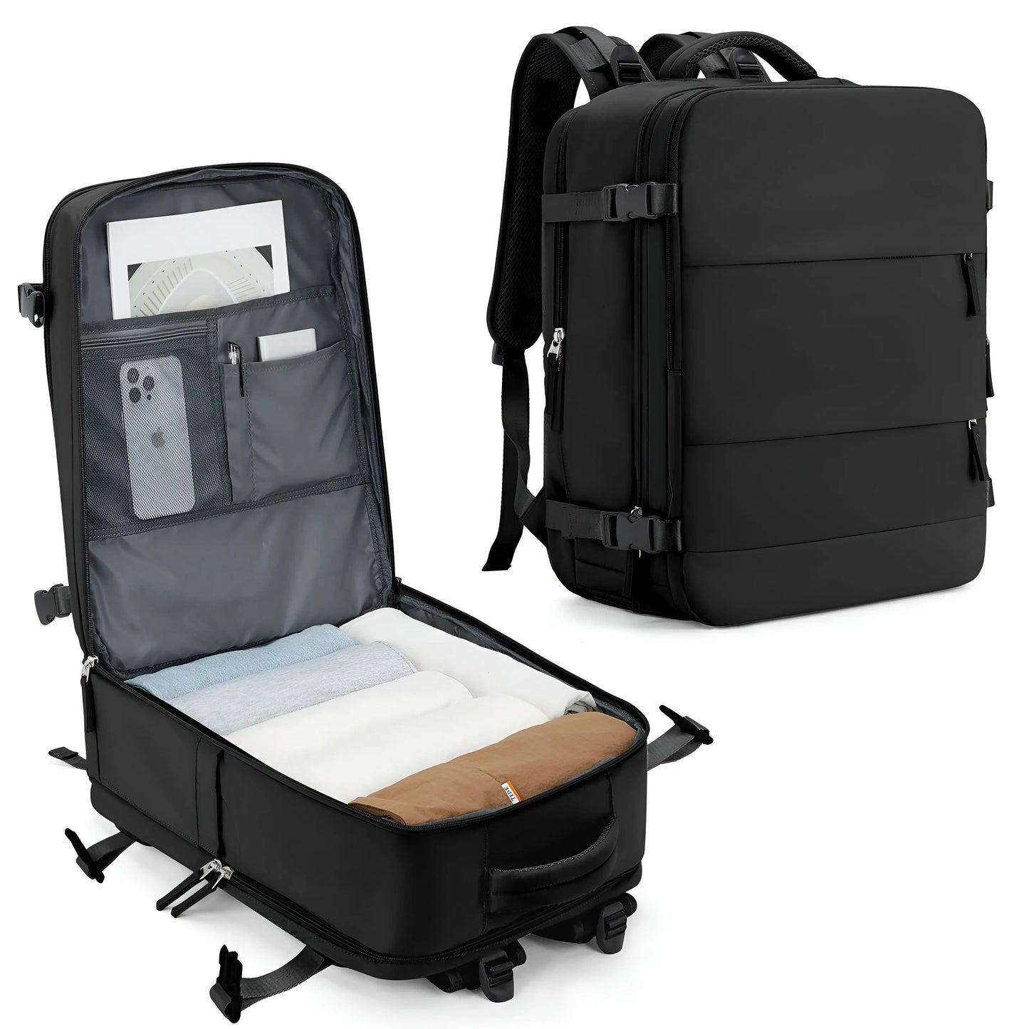 EasyTravel Sac à main - Sac à main élégant et spacieux pour un confort et une facilité de voyage ultimes
