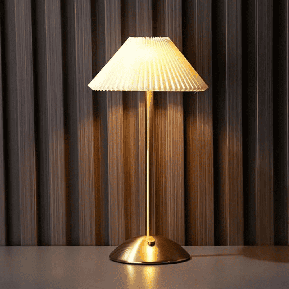 AuraGlow - Lampe de table sans fil rechargeable élégante