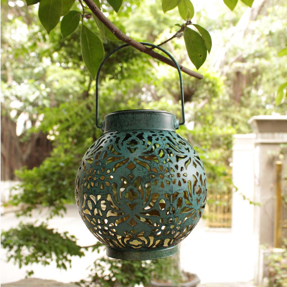 Floroux | Lampe d'extérieur solaire élégante