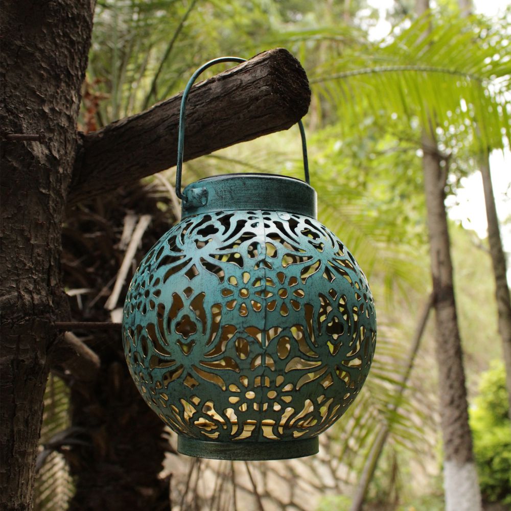 Floroux | Lampe d'extérieur solaire élégante