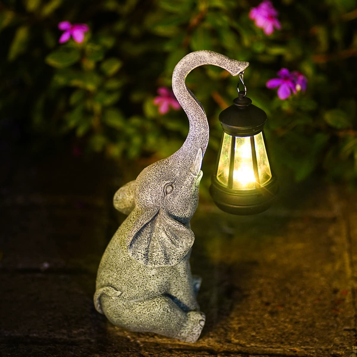 Floroux Éléphant Lampe