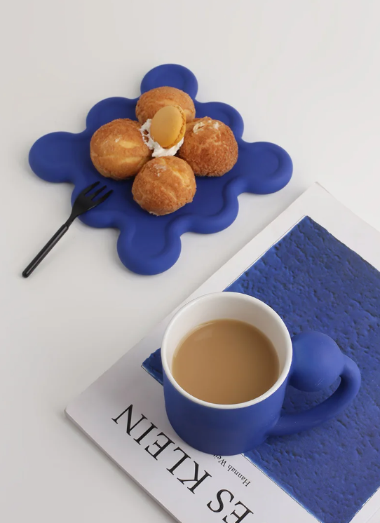 Marcia Cup Set – Ensemble de tasse et assiette en porcelaine élégante