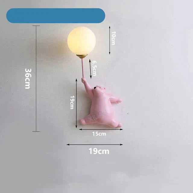 MagicToon – Lampe murale cartoon pour enfants