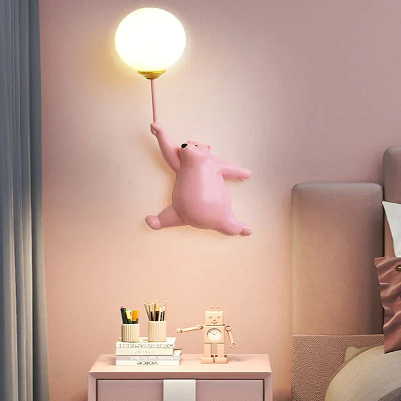 Floroux – Applique murale cartoon ludique pour la chambre d'enfants