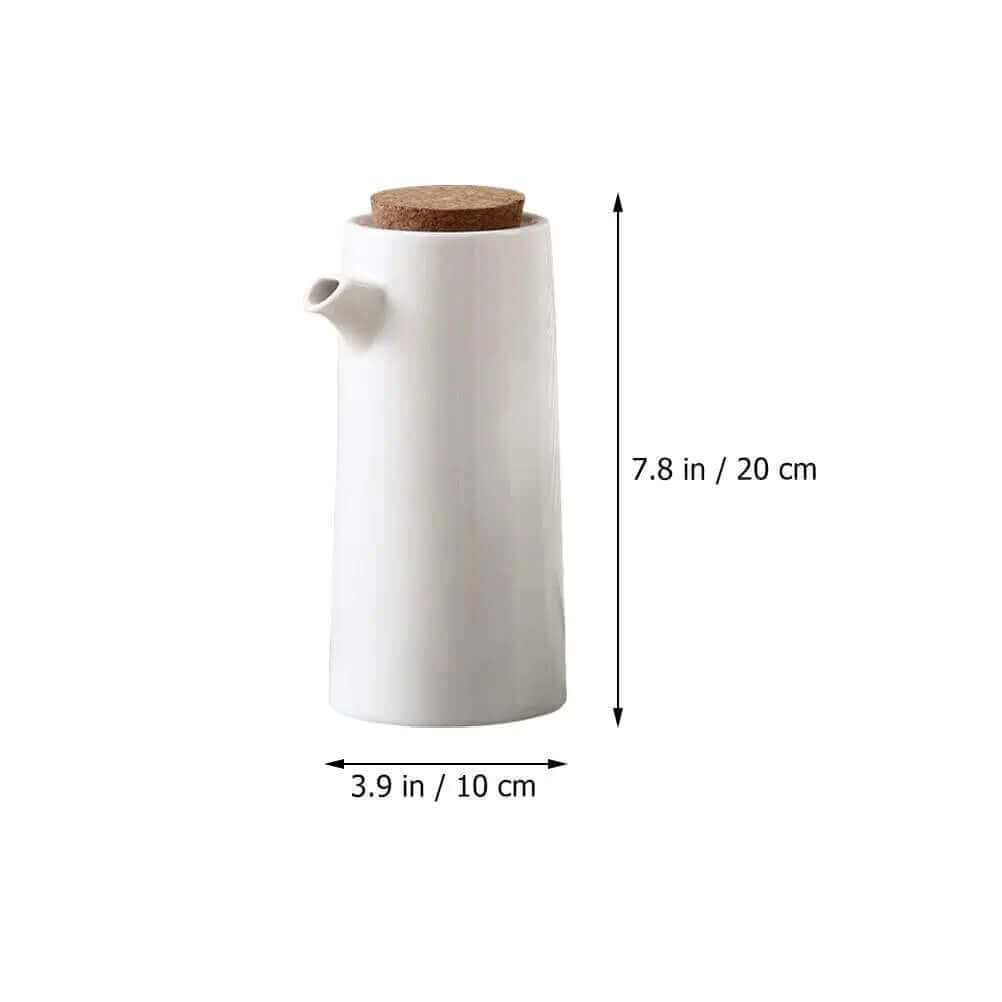 Bouteilles en céramique pour l'huile et le vinaigre