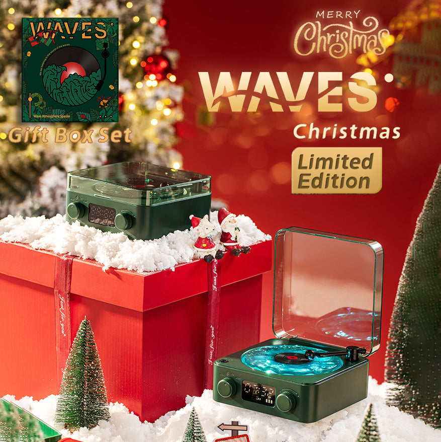 Waves Retro Lecteur de Vinyle Bluetooth