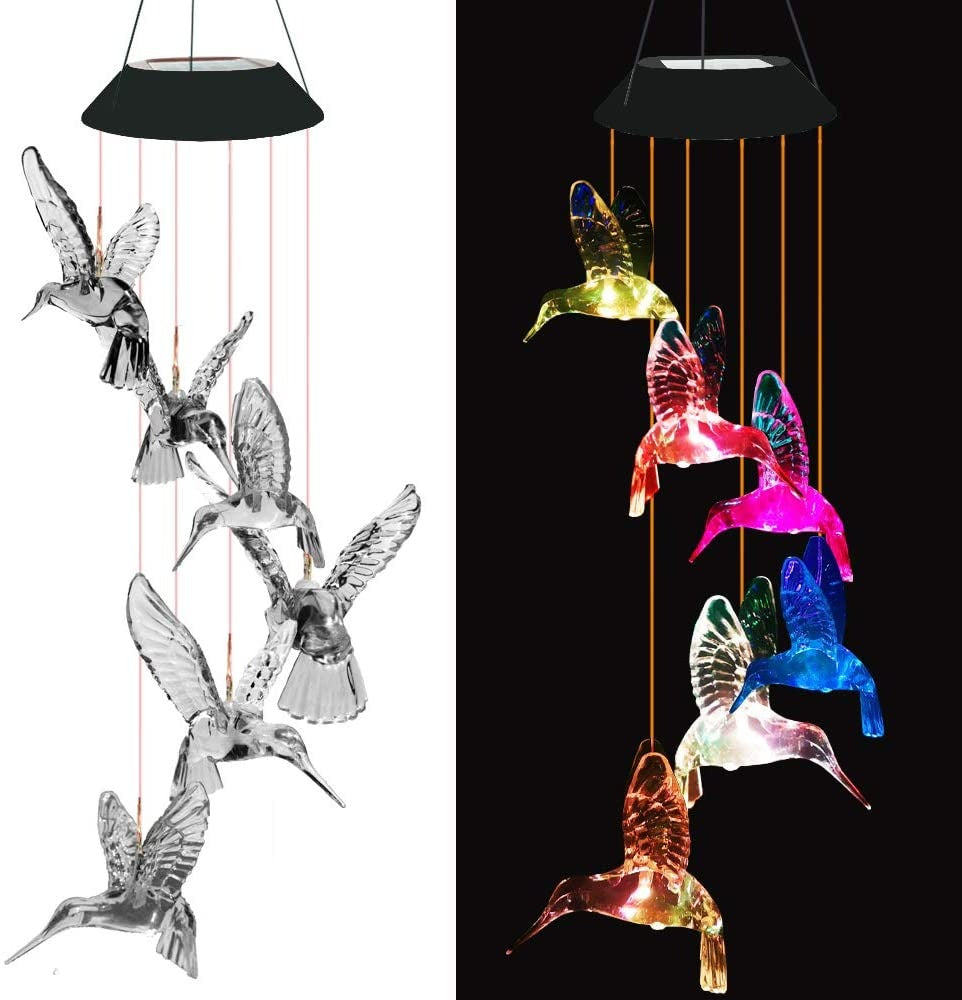 EnchantedGlow - Éclairage de Jardin LED Solaire Colibri