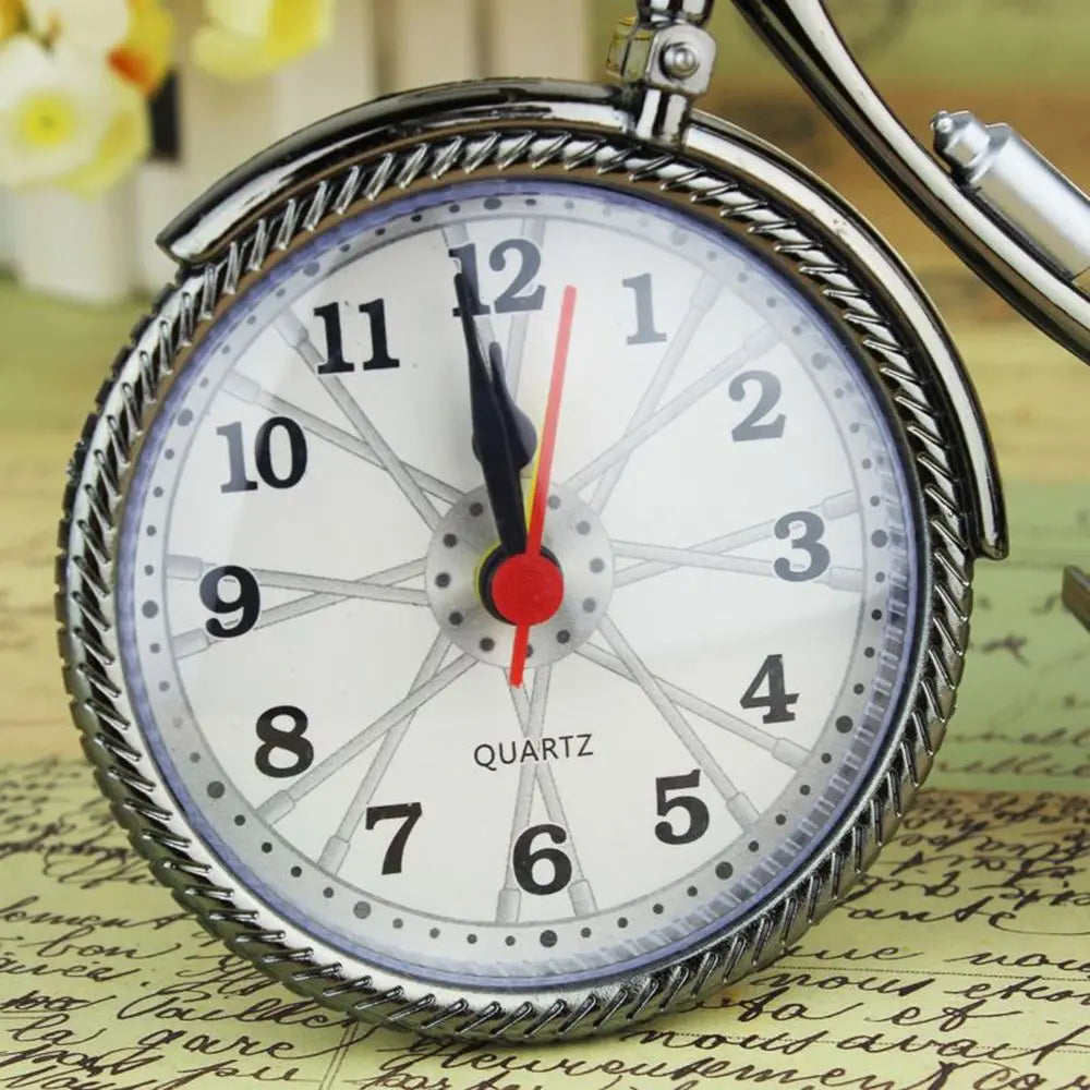 Horloge de réveil rétro créative – Style vintage – Plastique