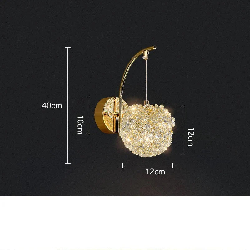 Applique en cristal de luxe - Éclairage raffiné pour votre intérieur